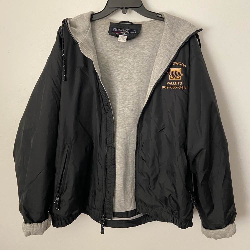 Company logo heavy duty windbreaker